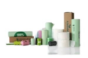 Customized 100% Biodegradable Compostable Pets Poop Bag Dog Waste Bags Bpi Ok