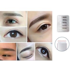 Microblading Needles Manual Tattoo Pen Three / Double Star 14 Pins For Makeup