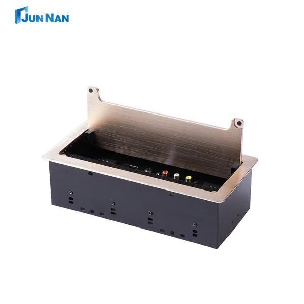 Quality Desktop Recessed Power Extention Desk Socket Office Table With Power Socket 250V for sale