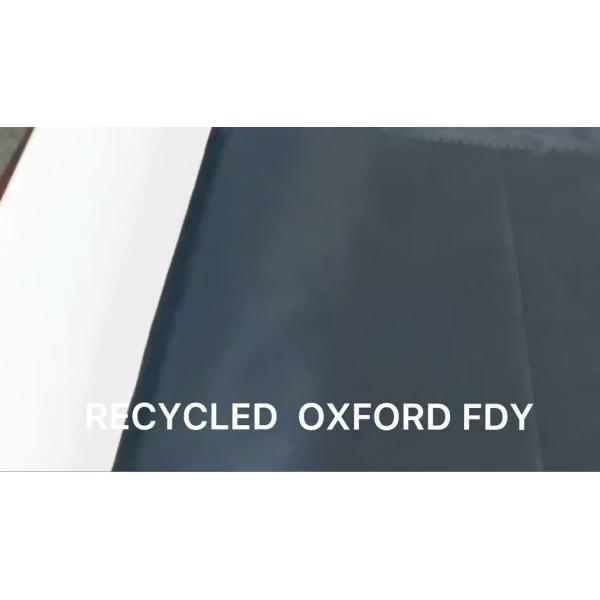 handbag computer bag fabric Manufacturers wholesale POLYESTER RECYCLED OXFORD