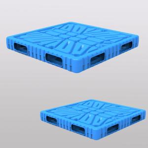 1200*1200mm heavy duty blowing moulding plastic pallet for rice bag with dynamic