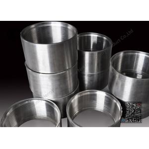 Solid - Liquid Separation Johnson Wire Screen With V Shaped Wire Wound Structure