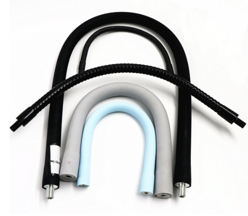 ZINC PLATED Metal Gooseneck Tube / Microphone Stand Flexible Arm For Medical Lamp