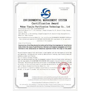 Tianjia New Material Technology (Hubei) Co., Ltd Certifications