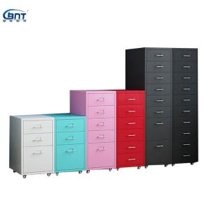 Under Desk Vertical File Cabinet 6 Drawer Steel Document Cabinet