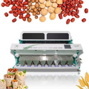 512 Channels Optical RGB Wheat Grain Green Beans Sorting Machine 8 - 12 Tons/H