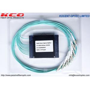 OM4 OM2 Fiber Optic Splitter ABS Box Type for FTTX Deployment with LC Connector