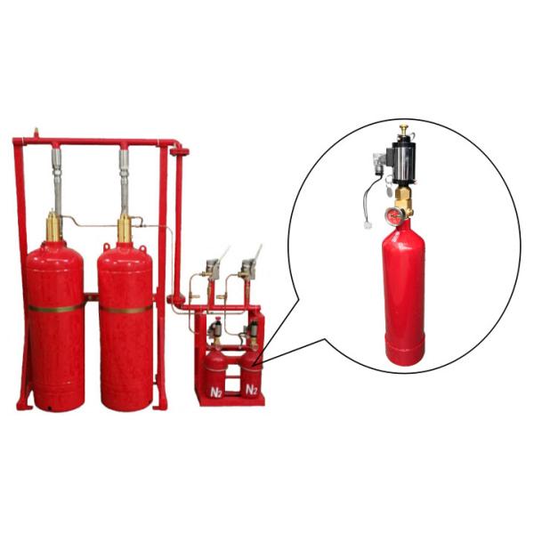 Quality Automatic Fm200 Fire Suppression System 120L Enclosed Flooding for sale