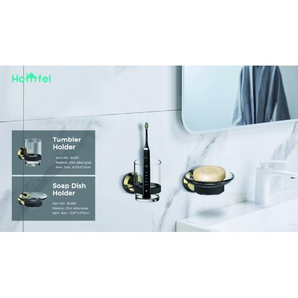 Space Saving Bathroom Hardware Set For Effortless Sundries Management