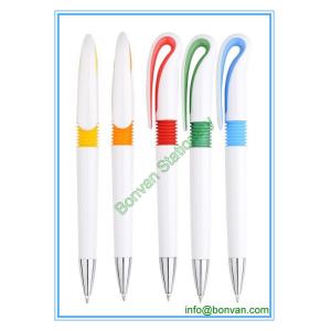 fancy plastic ball pen with big special design clip
