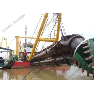 Horizontal Displacement Device Sand Dredging Machine With Anchor Boom