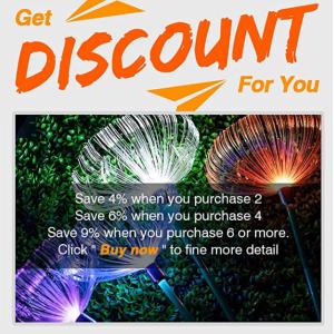 Multi Color 75cm 1.2V Decorative Solar Garden Stake Lights