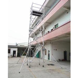 Ring Lock Aluminium Scaffold Tower 1.8mm Thickness 2-50m Height GS CE Certificat