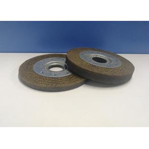 SS304 Material Encapsulated Wire Wheel Brush / Encapsulated Crimped Wire Brush