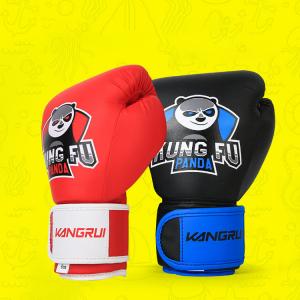 China Pu Leather EVA Boxing Training Gloves Children Breathable Professional Vintage on sale