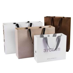 Paper Bag Packaging For Clothes Shoes Custom Logo Printed Luxury Paper Bags