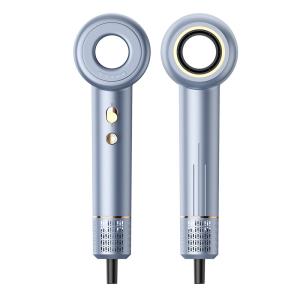 Automatic Luxury Appearance ABS Blue High Speed Hair Dryer LOGO Customization