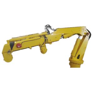 Yellow Pedestal Foldable Crane 1.5T 15M Flexible with CCS ABS BV Certificate