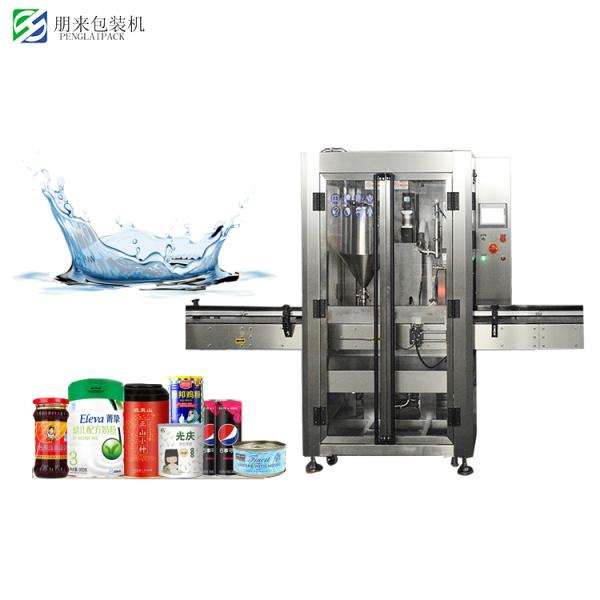 Automatic SUS304 Rotor Pump Peanut Butter Liquid Filling Machine