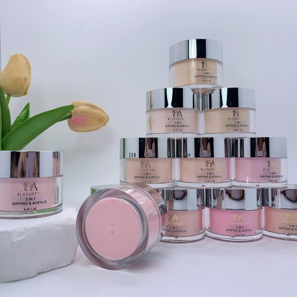 12 Colors in Stock Pink Cover Nude Acrylic Powder Clear Natural Acrylic Nail Powder Cover Acrylic Powder for Ombre