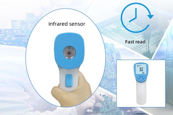 Quality Easy Use Infrared Forehead Thermometer With Luminous Display Function for sale