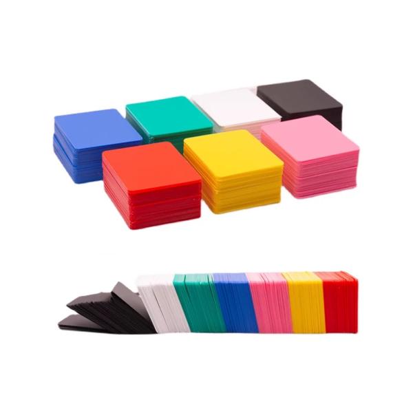 Custom Blank PVC Tag Multi-Color Waterproof Durable Plastic Tag