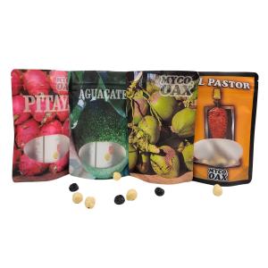 Stand-Up Pouch Packaging 3-Side Seal Flat Reusable Ziplock Window Mylar Aluminum