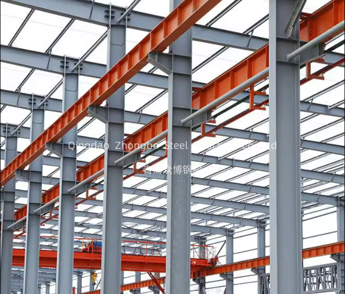 Steel Structure Building Construction Combining Durability and Spacious Design with Prefabricated Long Span Steel Panels