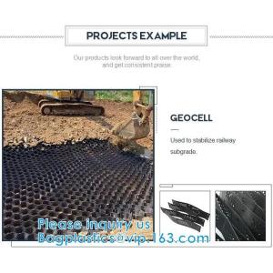 Plastic Hdpe Cellular Textured Gravel Stabilizer Typar Geocell Recycled Plastic
