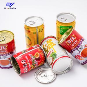 Customizable Tin Can For Beverage Packaging With ISO9001 And SGS Certification In Different Sizes And Thicknesses