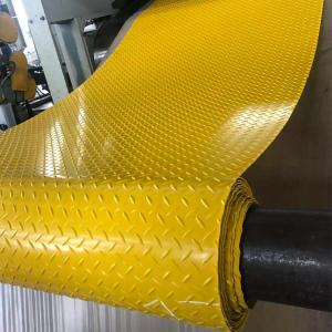 Heavy Duty Willow Leaf Pattern Rubber Flooring Water And Stain Resistant Tread