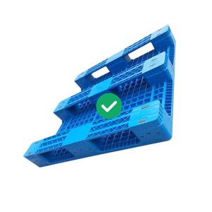 1200x1200 HDPE Plastic Shipping Pallets Recyclable Hygienic 1.2T Load