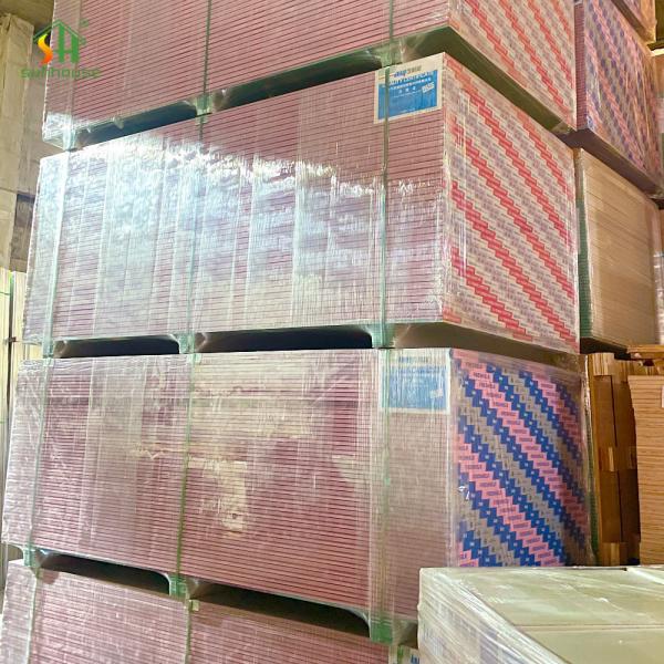 Customized 9Mm/12Mm/15Mm Fire Resistance Gypsum Wall Board Non-Combustible