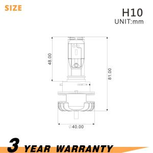 SUFEMOTEC Free Shipping 40w 8000lm Auto Car led headlight lamp 24v 6000K led