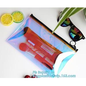 Kid Handbag Pu Cheaper Plastic Zipper Slider Clear Pvc Bag, Slider Zipper Bag