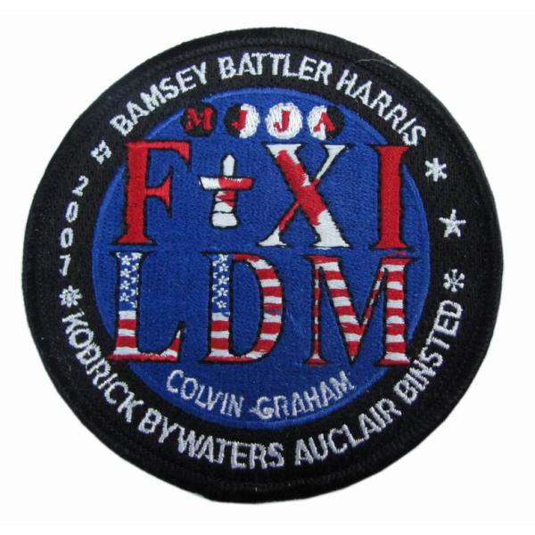 12C Custom Embroidered Patch Twill Merrow Border Iron On Backing