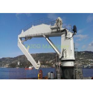 Knuckle Boom Electric Hydraulic Crane 100T 10M 360° Continuous Rotation