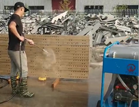 1200bar High Pressure Water Jet Cleaning System For Construction Aluminum Formwork Cleaning