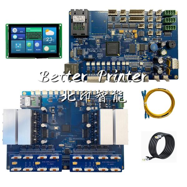 Printer Parts Ethernet Port 3200 Inkjet Board Kit For Textile Thermal Transfer
