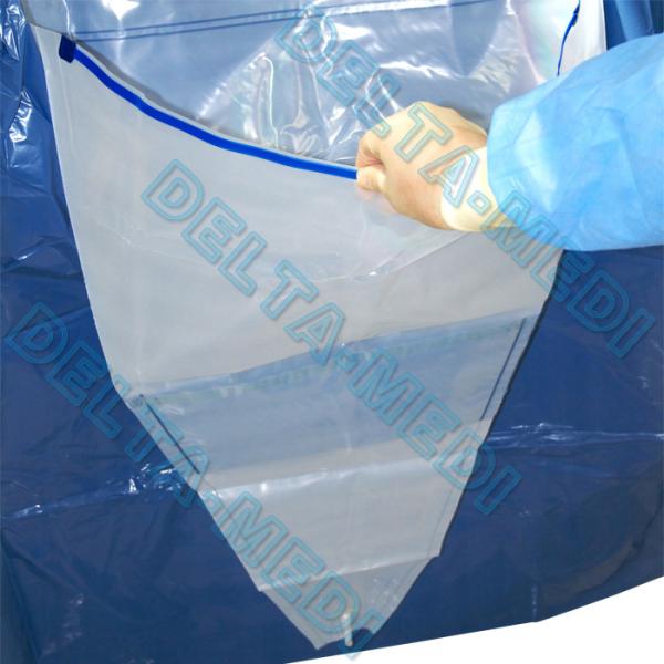 Around Aperture With High Absorbent SMF 50g to 60g SBPP + PE / SMS / SMMS Disposable Sterile Surgical Gynaecology Pack