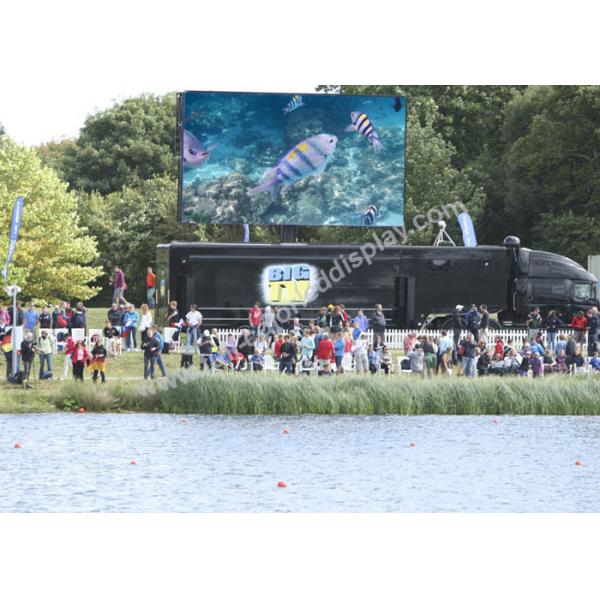 Fixed Installation Mobile Advertising LED Display Screen High Resolution