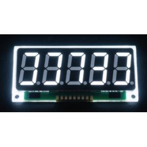 TN LCD Screen 7 Segment Display With Dark Background White Backlight SMT_HT1621