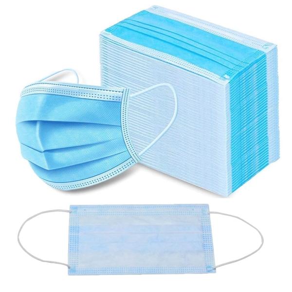 Antibacterial Disposable 3 Ply Face Mask With Fda Certificatons Eco Friendly