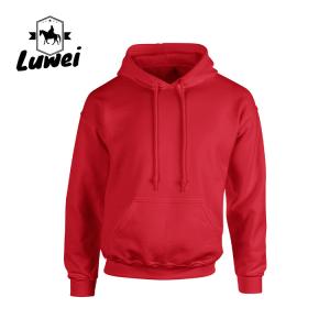 Warm Cotton Crew Neck 280g Custom 50% Cotton Drawstring Sweatshirt Men Felpa