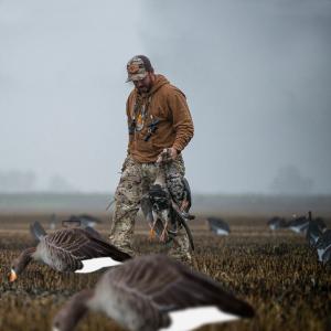 Anti Reflective Goose Hunting Decoy PP Goose Silhouette Decoys Customized