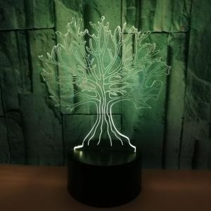 Foreign trade new big tree 3D light Colorful touch LED visual light Gift