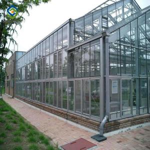 China Vegetable Fruits 0.4KN/M2 9.6m Multi Span Greenhouse on sale