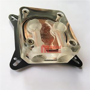 VGA Water block,Radiator,MS-034-AC,Acrylic/Red copper/Carbon steel. Rohs