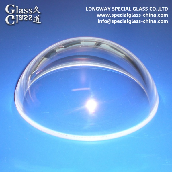OEM Bk7 JGS1 JGS2 Optical Glass Dome Lenses For Camera And CCTV