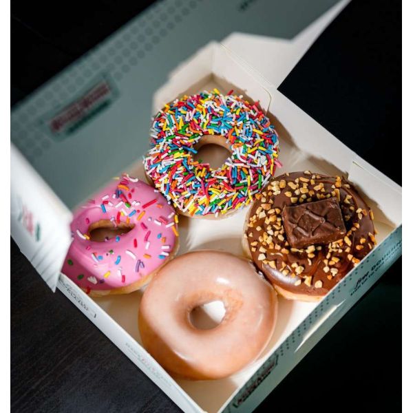 Recycled Small Food Packing Donut Packaging Cake Paper Box Kraft Paper Bread Box Eco Friendly Packaging Cakes 12 Candy Box Upack